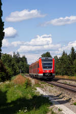 612-013 kurz hinter Maria Thann Richtung Heimenkirch. 14.7.19