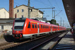 Dieseltriebzug in BR 612 Dreifachtraktion von DB REGIO in Gotha am 20. September 2019.
Foto: Walter Ruetsch