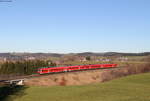 612 085-0 und 612 119-7 als RE 3288/RE 3388 (Augsburg Hbf-Lindau Hbf/Oberstdorf) bei Günzach 2.1.20