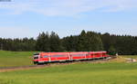 612 167-7 und 612 002-5 als RE 57590 (München Hbf-Kempten(Allgäu)Hbf) bei Riedels 13.7.20