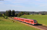 612 077-7 und 612 162-8 als RB 57444 (München Hbf-Kempten(Allgäu)Hbf) bei Görwangs 13.7.20