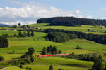 Zwei Br 612er gen Oberstaufen bei Heimhofen. 12.7.20