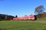 612 085-0 und 612 152-8 als RE 3285 (Lindau Hbf-Augsburg Hbf) bei Wiedemannsdorf 7.11.20