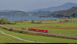 Nachschuss auf einen 612 (Bombardier RegioSwinger) bei Ratholz (Immenstadt im Allgäu).

🧰 DB Regio Bayern
🚝 RE 3990 Lindau Hbf–Ulm Hbf
🚩 Bahnstrecke München–Lindau (Allgäubahn (Bayern) | KBS 970)
🕓 19.9.2020 | 17:11 Uhr