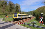 612 109-8 und 612 103-1 als IRE 3045 (Ulm Hbf-Basel Bad Bf) bei Stahringen 8.5.21