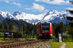 612 013 vor Fischen gen Oberstdorf. 23.5.21