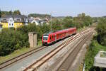 DB 612 479 durchfährt den Bahnhof Oberkotzau als RE30 von Hof Hbf nach Nürnberg Hbf. (12.09.2023)
