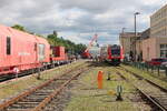 DB 612 522 am 30.08.2025 beim Tag der offenen Tür (100 Jahre Bw Erfurt) im DB Werk Erfurt.