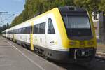 SINGEN/Hohentwiel (Landkreis Konstanz), 15.09.2024, DB 612 625 als IRE3 im BW-Design nach Basel Bad Bf im Bahnhof Singen (Hohentwiel)