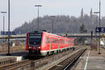 DB 612 080 mit 612 096 als RE 40 (3570) Regensburg - Nürnberg in Schwandorf, 20.02.2026