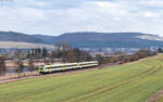 612 015 und 612 128 als RE 3246 (Herrlingen - Donaueschingen) bei Gutmadingen 28.2.26