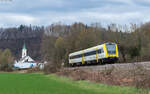 612 128 als RE 3055 (Basel Bad Bf - Singen) bei Schwörstadt 15.3.26