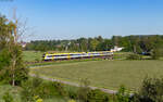 612 110 und 612 136 als RE 3209 (Villingen - Sigmaringen) bei Donaueschingen 24.5.26