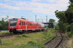 DB 612 118 als Tfzf Richtung Erfurt Gbf, am 02.07.2026 in Erfurt Ost.