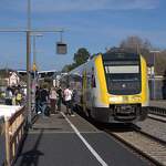 KBS 730 Basel-Waldshut-Schaffhausen-Singen: 612 067/567, RE3 3062 Singen-Basel, Rheinfelden (Baden), 9. April 2026.