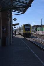 KBS 730 Basel-Waldshut-Schaffhausen-Singen: 612 131/631, RE3 3065 Basel-Friedrichshafen Hafen, Rheinfelden (Baden), 9. April 2026.