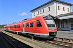 612 166 steht als RE in Richtung Prignitz am 02.