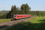 612 481 und 612 065 waren am 19. Juni 2026 bei Pechbrunn in Richtung Marktredwitz unterwegs.