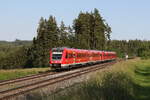 612 463 und 612 124 am 19. Juni 2026 bei Pechbrunn.