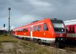 612 605-6 nach Zittau - Dresden verlt am 08.09.2008 den Bahnhof Liberec/Tschechien.