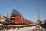 612 043/543 und ein Schwestertriebzug sind als RE17  SAUERLAND-Express  nach Hagen Hbf unterwegs. (06.01.2009)
