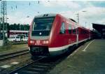Triebwagen 612 507 im August 2000 in Saarbrcken.