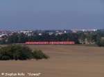 RE1 von Dresden Hbf nach Grlitz kurz hinter Bautzen (28.09.2008)