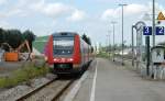 Am 11.8.2009 stand ein Besuch in Sonthofen auf dem Programm. Dort konnte der 612 075 auf seinem Weg nach Oberstdorf abgelichtet werden.