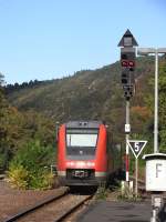 Ausfahrt in Bad Mnster am Stein.