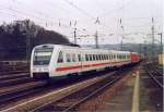 612 971+612 138+612 ? mit RE 3315 nach Frankfurt bei der Ausfahrt aus Saarbrcken am 13.4.05.