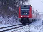 612-602 mit RE Gttingen - Zwickau, Ausfahrt Schmlln/Thr.