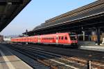 RE3654 nach Gttingen, bestehend aus 612 684/184+029/529+673/173, steht abfahrbereit in Gera Hbf.