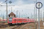 612 038 und ein weiterer am 01.03.10 RE 3577 nach Chemnitz in Leipzig Hbf