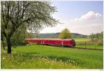 Ein Wackeldackel (VT612) zw. Harsdorf und Trebgast; 22.5.2010.