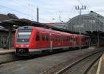 612 626 kommt hier mit einer Leerfahrt durch den Bahnhof von Karlsruhe Hbf gefahren. 12.08.2010 