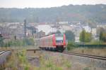 7.10.2010 14:08 DB AG Baureihe 612 526 und 612 xxx als RE aus Gttingen nach Zwickau (Sachsen)/Chemnitz bei der Ausfahrt aus dem Bahnhof Gera Sd.