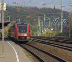 612 636 bei der Abfahrt aus Kln West mit dem Ziel Kln Messe / Deutz.