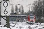 612 150 verlsst soeben den Bahnhof Lindau Hbf. (02.12.2010)