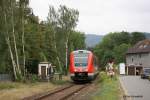 612 515 solo mit einem RE von Hannover nach Halle am 31.07.2011 in Bad Harzburg.