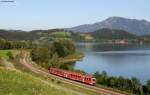 612 070-3  als RE 3994 (Lindau Hbf-Ulm Hbf) am Alpsee 17.8.11