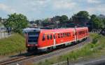 612 014 und ein weiterer Regioswinger verlassen am 09.06.12 Wernigerode Richtung Hannover.