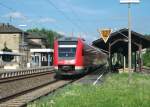612 xxx und 612 990 am Zugschluss durchfahren am 26.Juni 2012 als RE nach Bayreuth/Hof den Bahnhof Hochstadt-Marktzeuln.