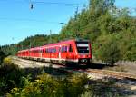 612 081 und ein weiterer nach Nrnberg Hbf am 06.09.2011 unterwegs bei Mhren.