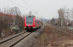 612 988 mit dem IRE 3090 nach Nrnberg Hbf bei der Durchfahrt in Zwickau Plbitz.