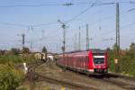 612 652 und ein weiterer Triebwagen als RE nach Wrzburg in Breitengbach (28.09.2013)