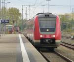 612 670 fährt hier am 12.10.2013 in die Abstellung vom Hofer Hbf.