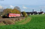 612 656 mit dem RE 3562 von Schwandorf nach Nürnberg Hbf bei Sulzbach-Rosenberg, 24.10.2013