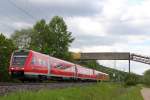 612 464 DB Regio bei Trieb am 15.05.2014.
