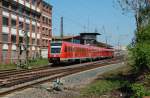 612 138 + 612 xxx als RE nach Saarbrücken Hbf am 28.04.2012 in Rüsselsheim.