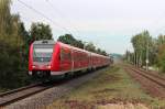 612 151 und 612 657 durchfahren am 18.09.2014 mit dem RE 3464 nach Nürnberg Hbf den Haltepunkt Zwickau-Pölbitz.